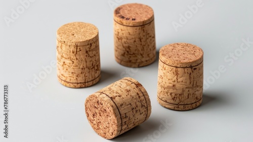 Cork stoppers for wine