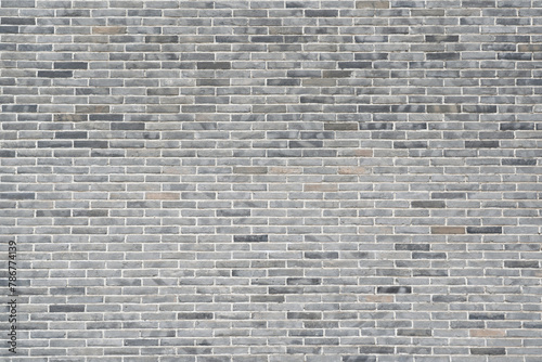 old vintage gray brick wall texture background