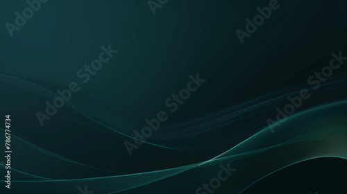 dark green abstract background with wave lines