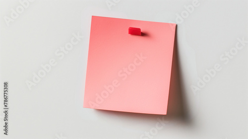 note paper with push pin