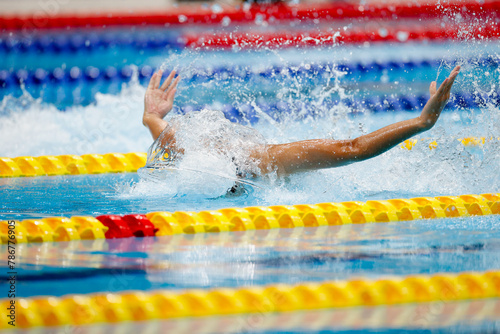 水泳競技、競泳バタフライ競技の選手