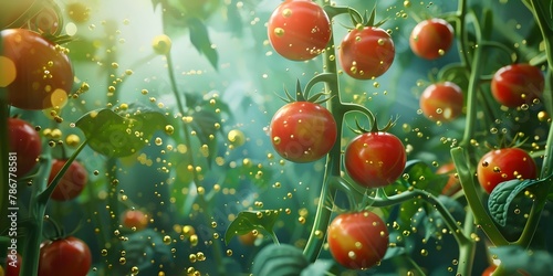  Nutrients and Minerals in Tomato Plant Life with Digital Monitoring