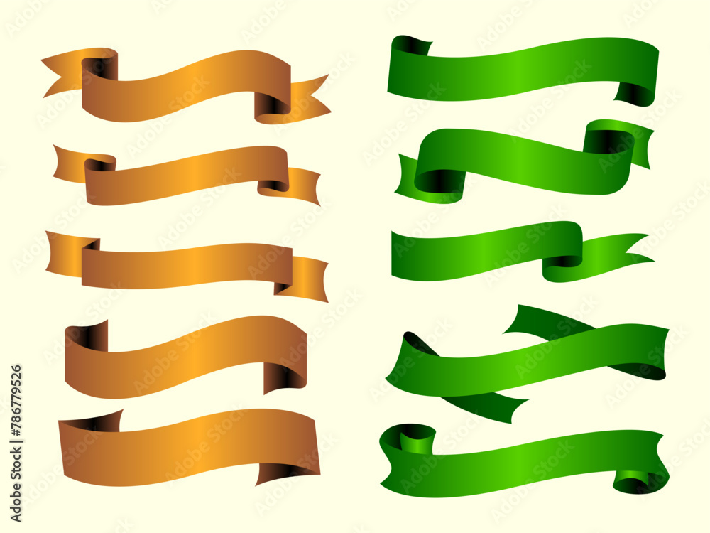 Ribbon elements. Modern simple ribbons collection. Flat banner ribbon for decorative design. Ribbons, Banners, badges, Labels Design Elements. Ribbon elements. Modern simple ribbons collection. Flat banner ribbon for decorative design. Ribbons, Banners, badges, Labels Design Elements.