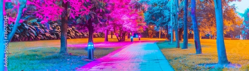 Gardens aglow with Diwalithemed light installations, flora in radiance, nature s nod photo