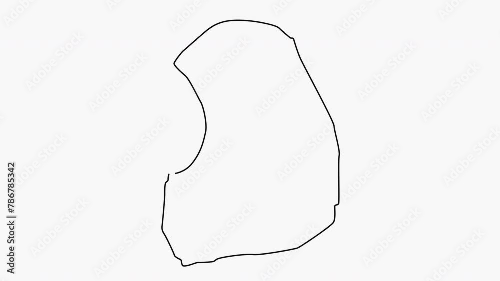 sketch map of Kokshetau in Kazakhstan sketch map of Kokshetau in Kazakhstan