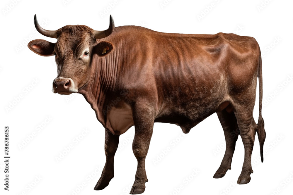 Brown cow cattle on Transparent Background PNG Brown cow cattle on Transparent Background PNG