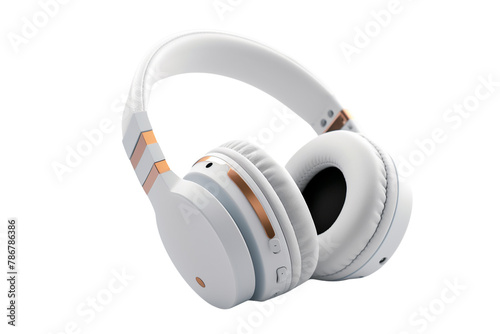 White headphone on Transparent Background PNG