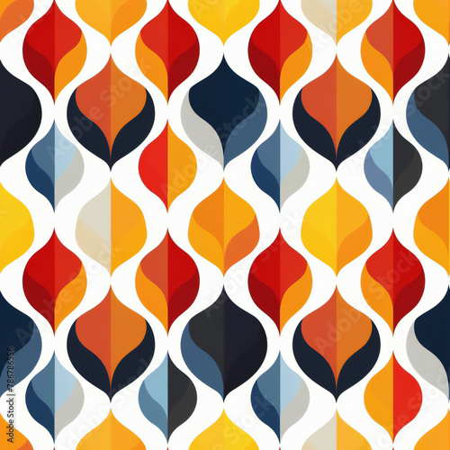 colourful abstract pattern in vibrant color