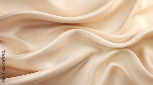 Smooth elegant golden silk can use as wedding background. In Sepia toned. Retro style