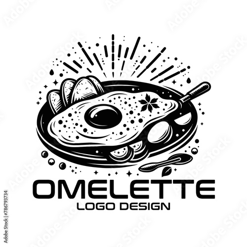 Omelette Vector Logo Design