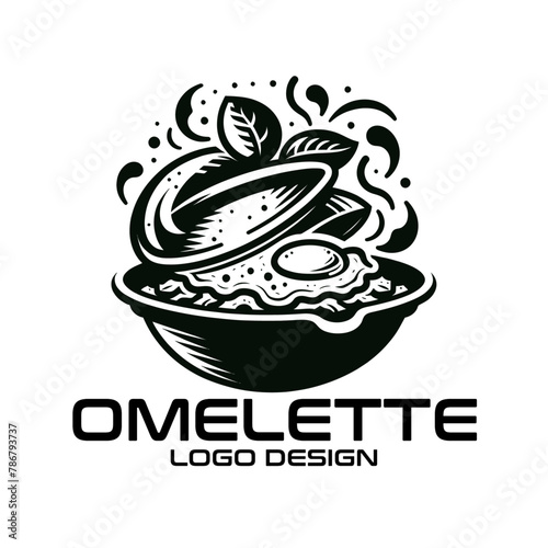 Omelette Vector Logo Design