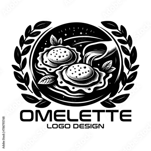 Omelette Vector Logo Design