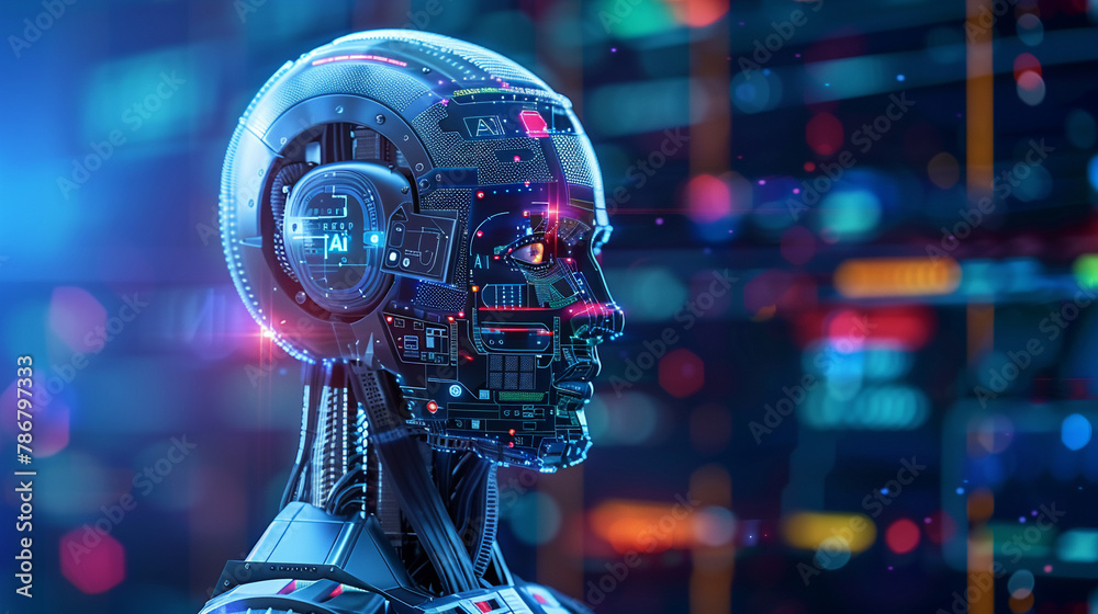 An AI conglomerates movie-style poster starring An AI conglomerates movie-style poster starring