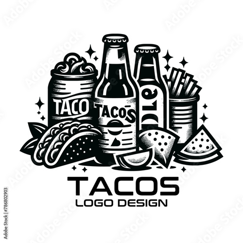 Tacos Vector Logo Design