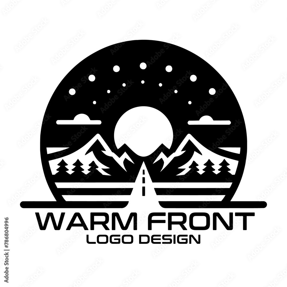 Warm Front Vector Logo Design
