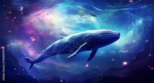 Whale in the sky