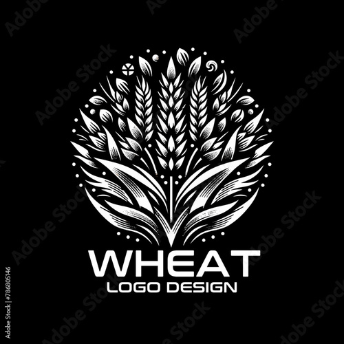 Wheat Vector Logo Design