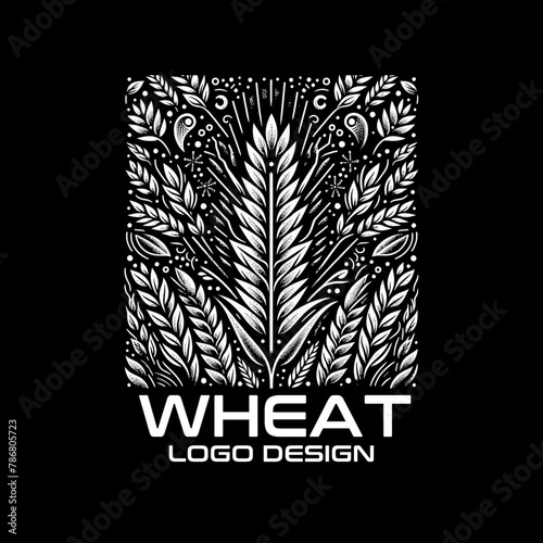 Wheat Vector Logo Design
