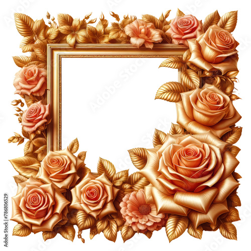 Photo Frame of roses.
