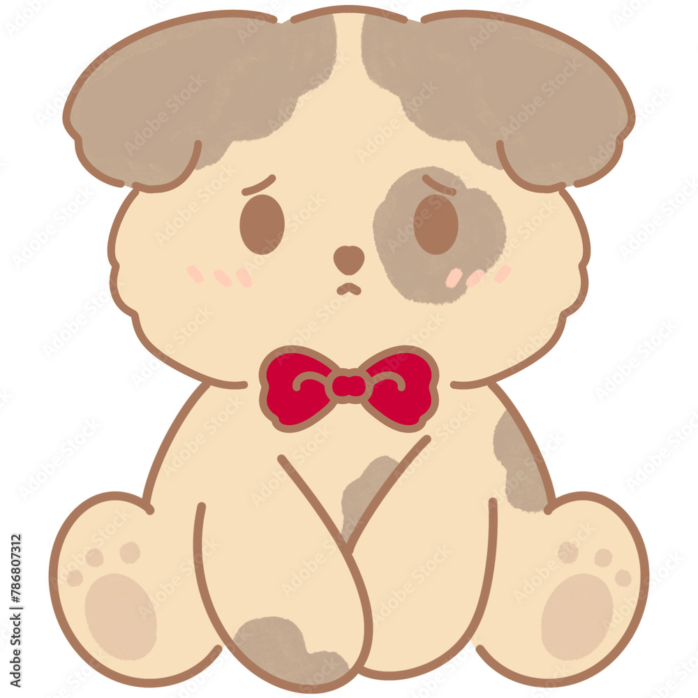 Cute animal doll characters 