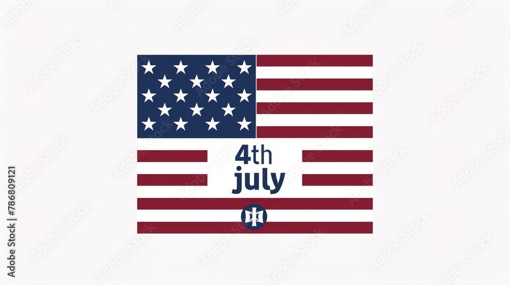 4th july, independence day of US. vector illustration. 4th july, independence day of US. vector illustration.