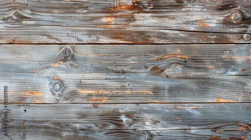 Journey back in time with an old wood texture background, featuring the weathered patina and rustic elegance of farmhouse wood, reminiscent of simpler days and the enduring beauty of craftsmanship photo
