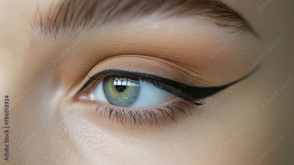 Obraz premium Smudgeproof eyeliner for allday wear