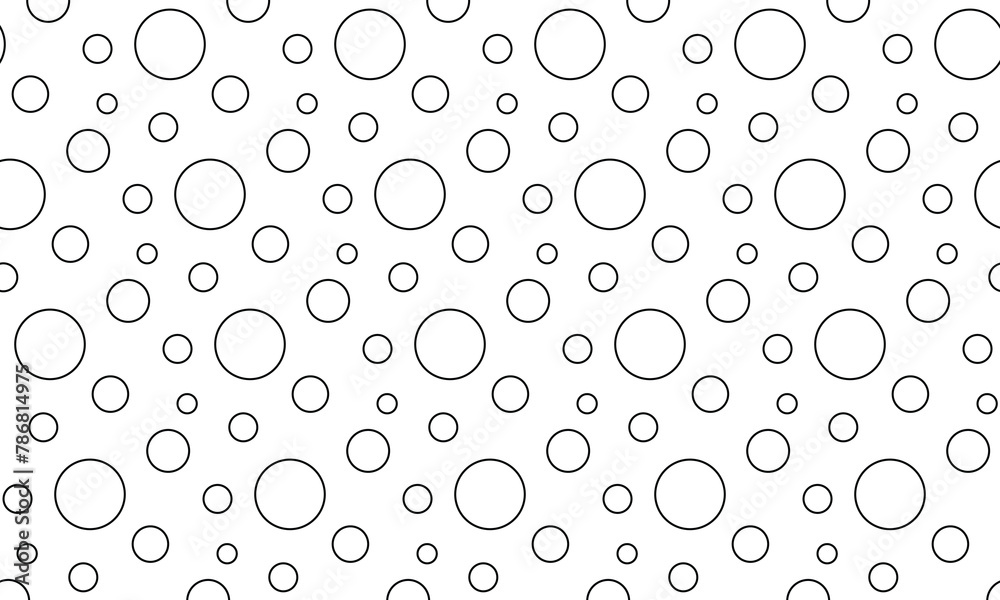 Circle lines pattern seamless. Minimalist elegant