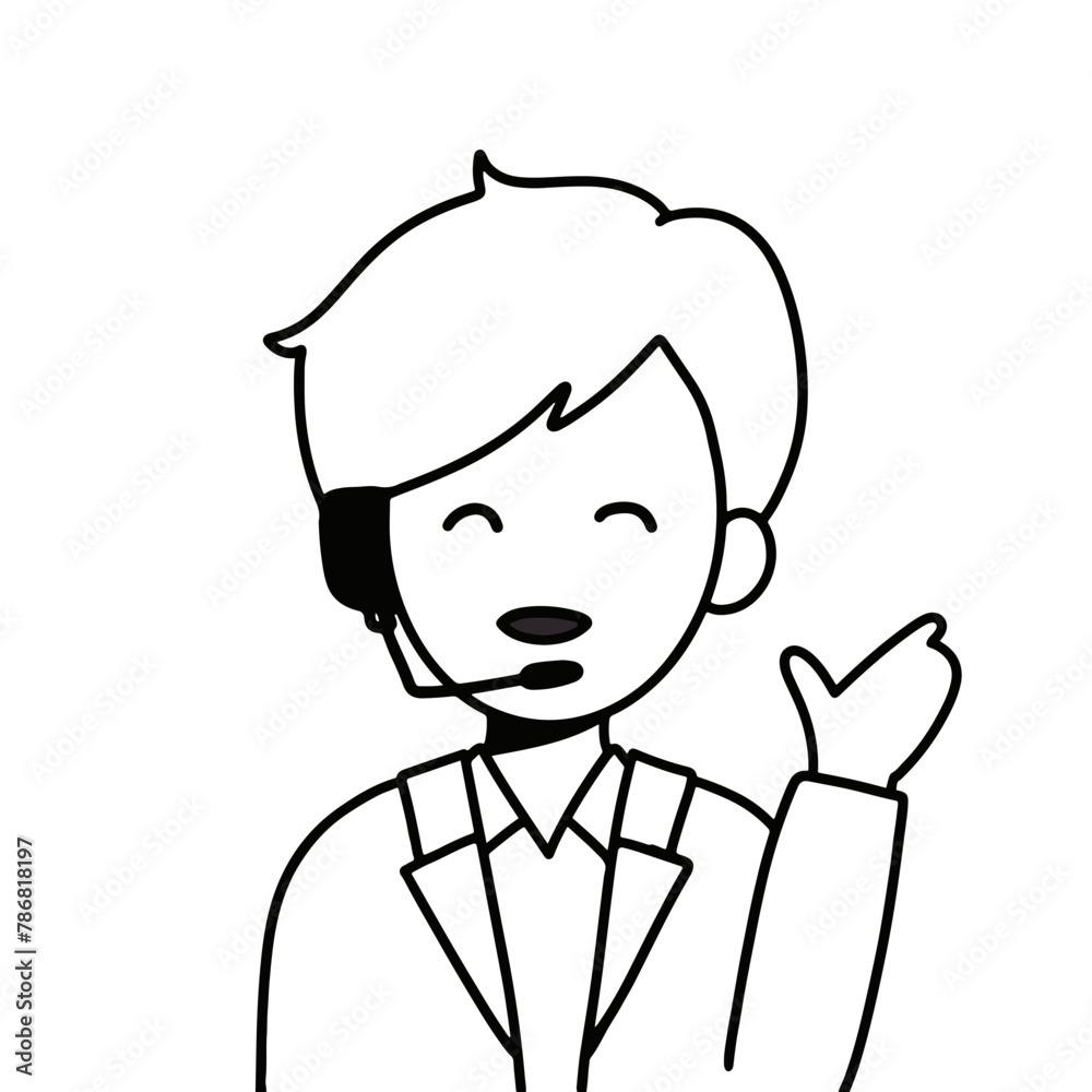 Business man in suit Avatar