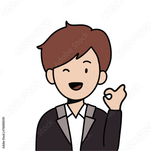 Business man in suit Avatar