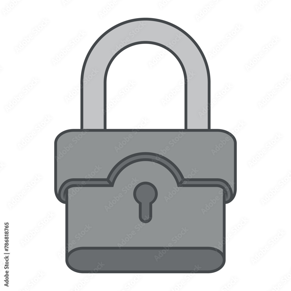 Metal padlock for security Metal padlock for security