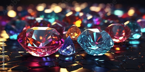 Faceted gems and prismatic light