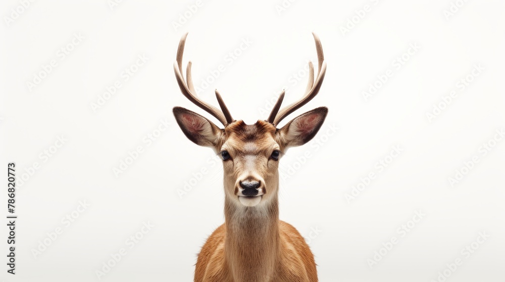 Generative AI Enchanting deer in peaceful poses. Generative AI Enchanting deer in peaceful poses.