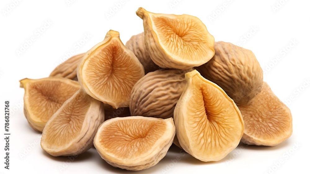 Dried figs isolated on white background Dried figs isolated on white background