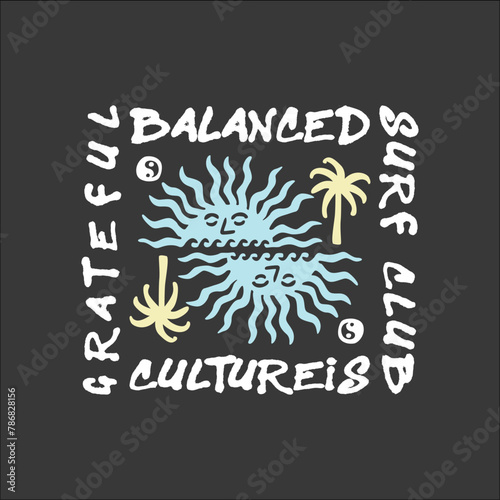 Japanese Flair Meets Tropical Paradise Vector Summer Charm