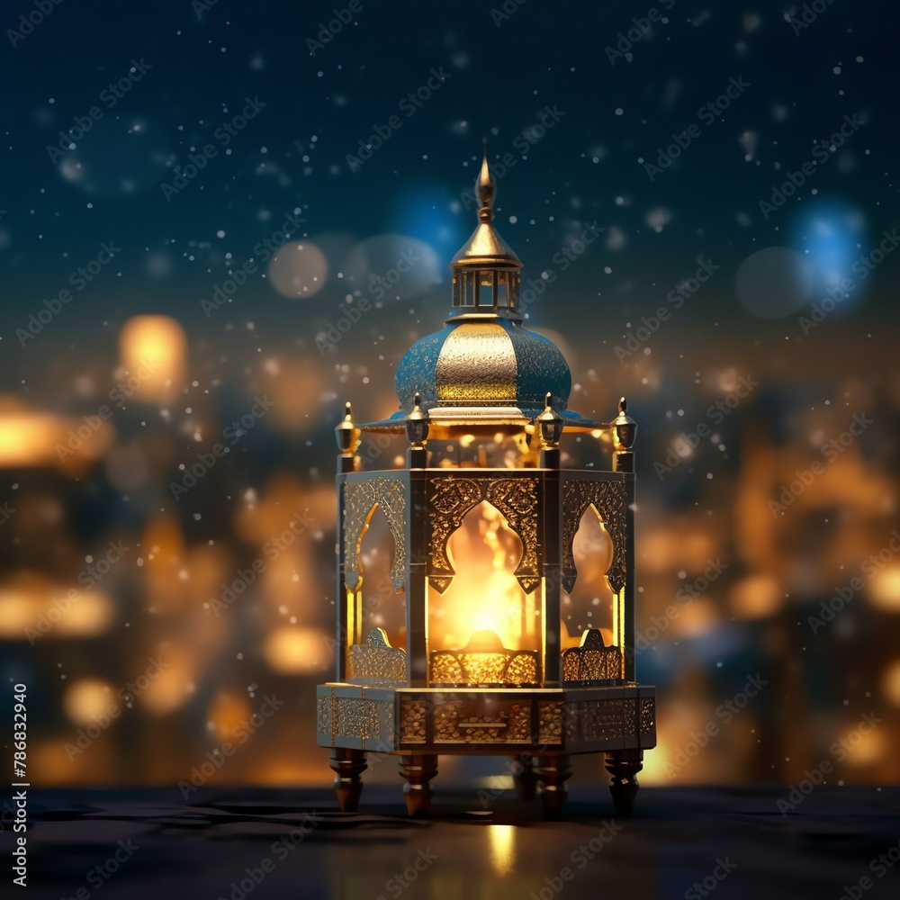 Eid mubarak and ramadan kareem greetings with islamic lantern and mosque. Eid al fitr background Eid mubarak and ramadan kareem greetings with islamic lantern and mosque. Eid al fitr background