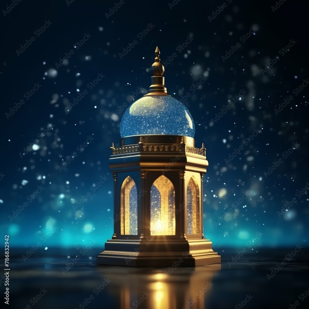 Eid mubarak and ramadan kareem greetings with islamic lantern and mosque. Eid al fitr background Eid mubarak and ramadan kareem greetings with islamic lantern and mosque. Eid al fitr background