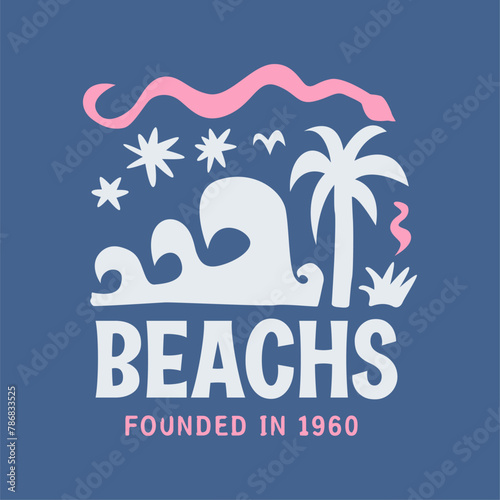 Exploring Surfing with a Japanese Twist Groovy Asia  T-Shirt Design