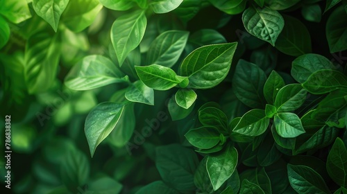 Leaves on a Background Image
