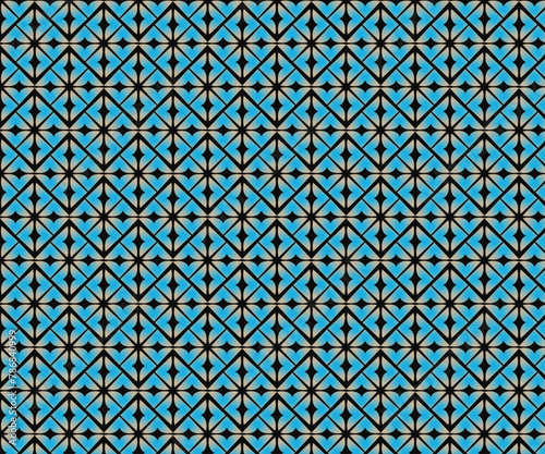Abstract geometric pattern with stripes, lines. A seamless vector background. Black and white texture.