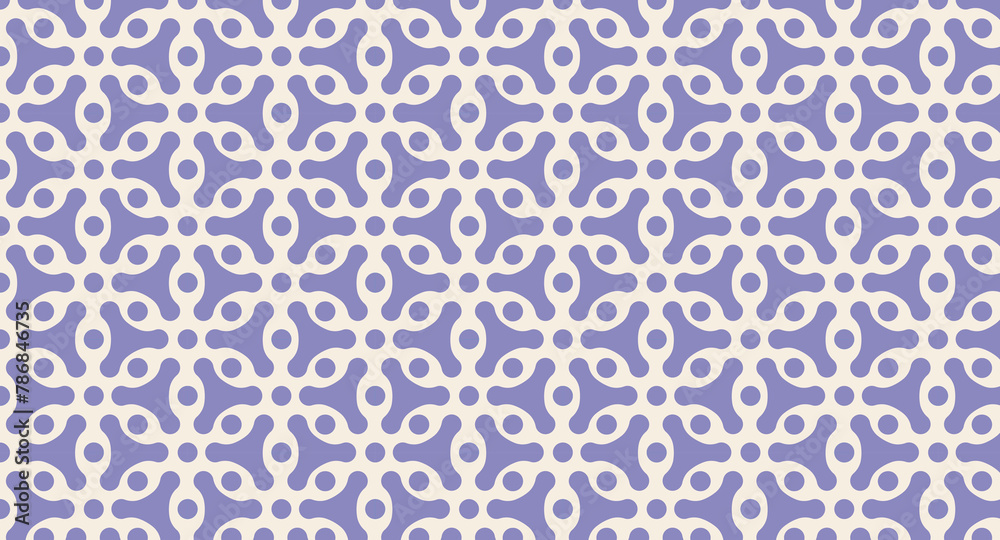 Seamless geometric pattern in op art design. Vector art.