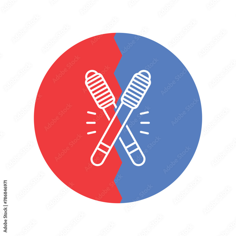 stick icon vector