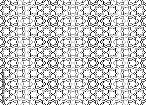 Seamless pattern in Islamic style. Vector background