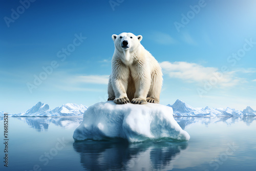 polar bear, AI generated