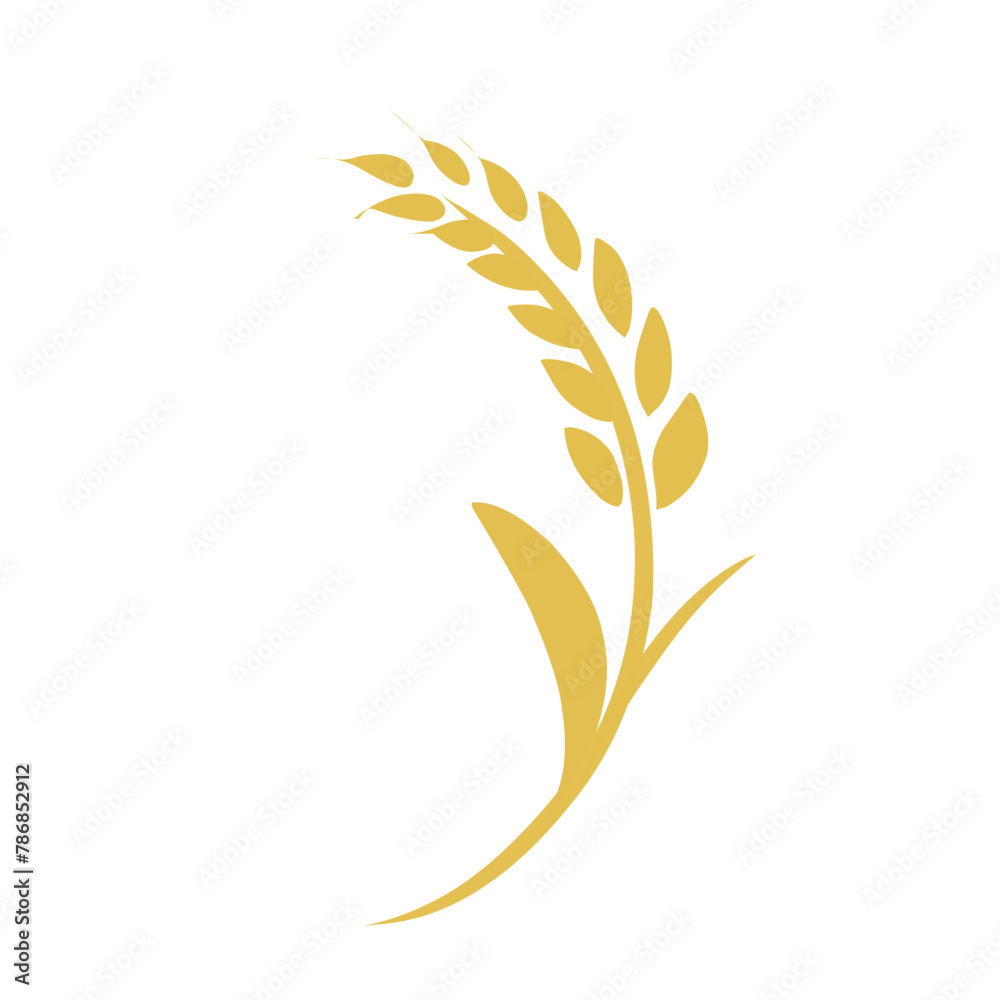 Agriculture wheat vector icon Agriculture wheat vector icon