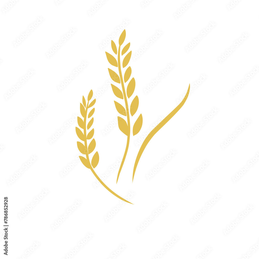Agriculture wheat vector icon Agriculture wheat vector icon