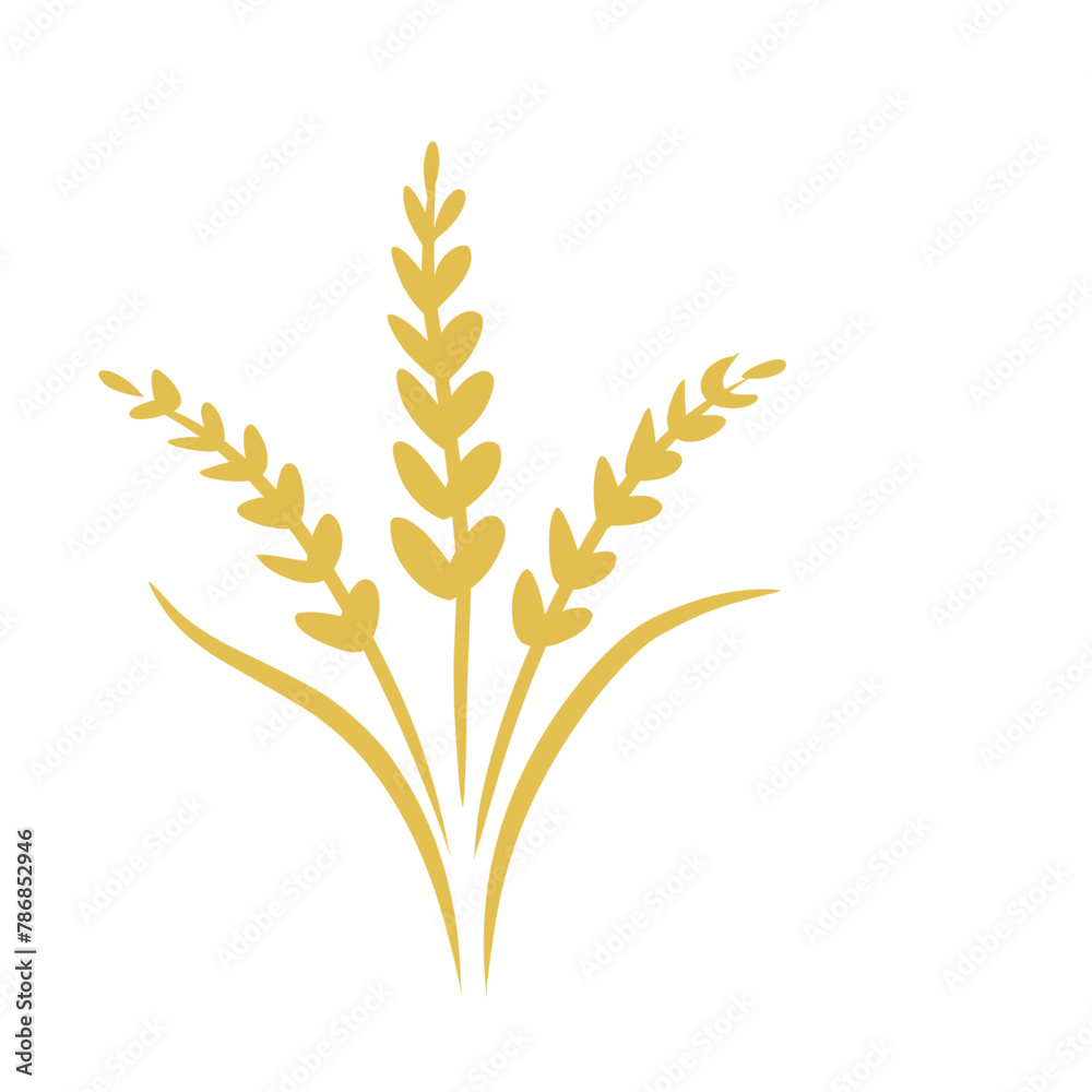 Agriculture wheat vector icon Agriculture wheat vector icon