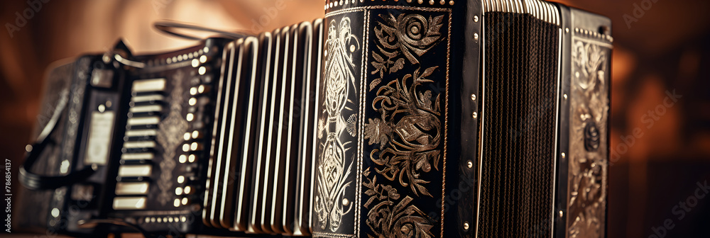Vintage Accordion: A Tribute to the Rich History of Music - Stock Photo ...