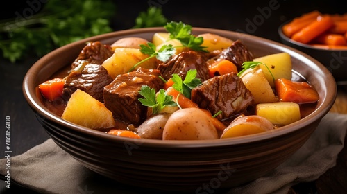 beef stew with carrots and potatoes