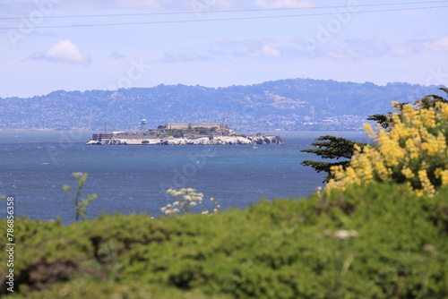 view of bay alcatraz san francisco, usa